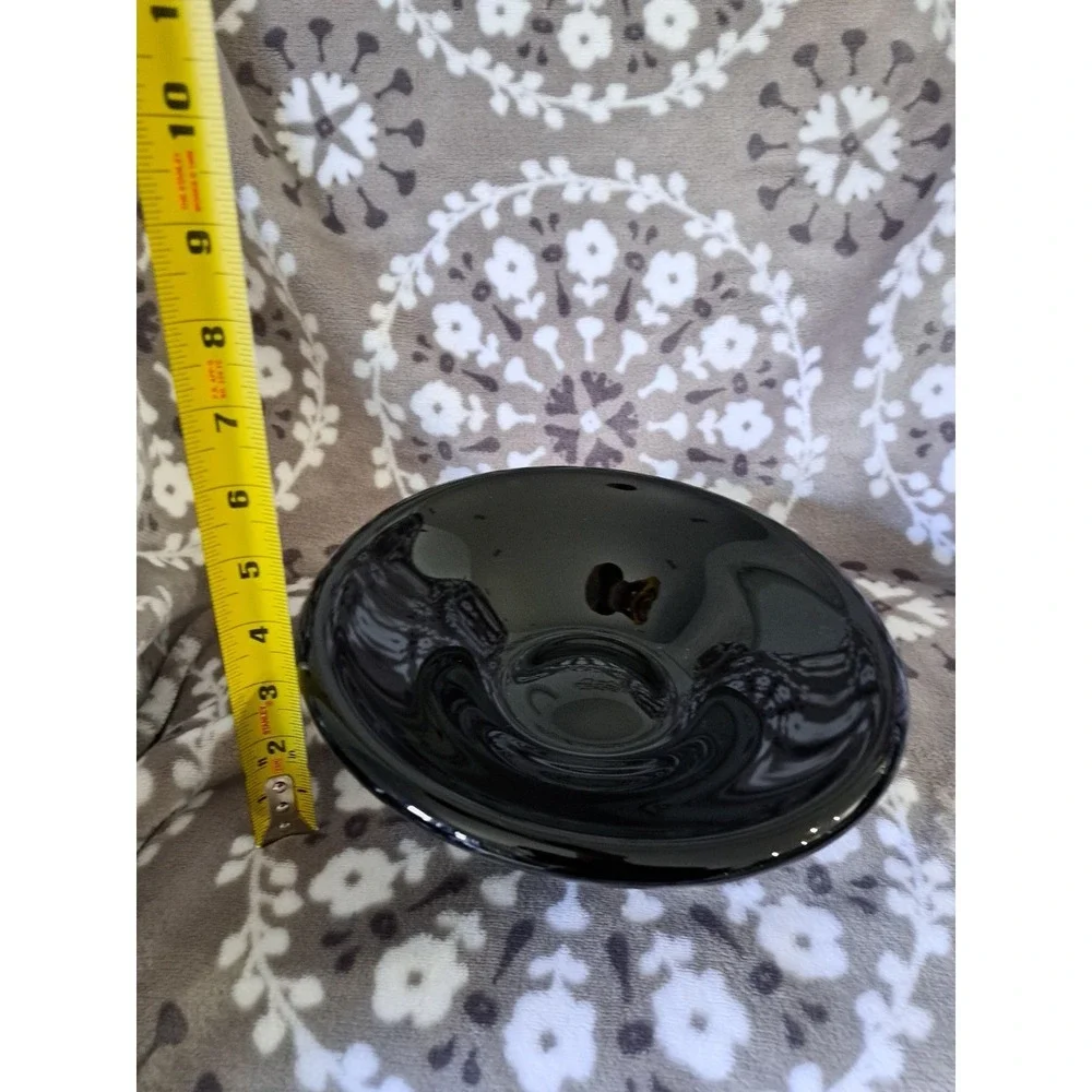MCM Rosenthal Studio Line Porcelain Center Bowl Noire Black by Tapio Wirkkala